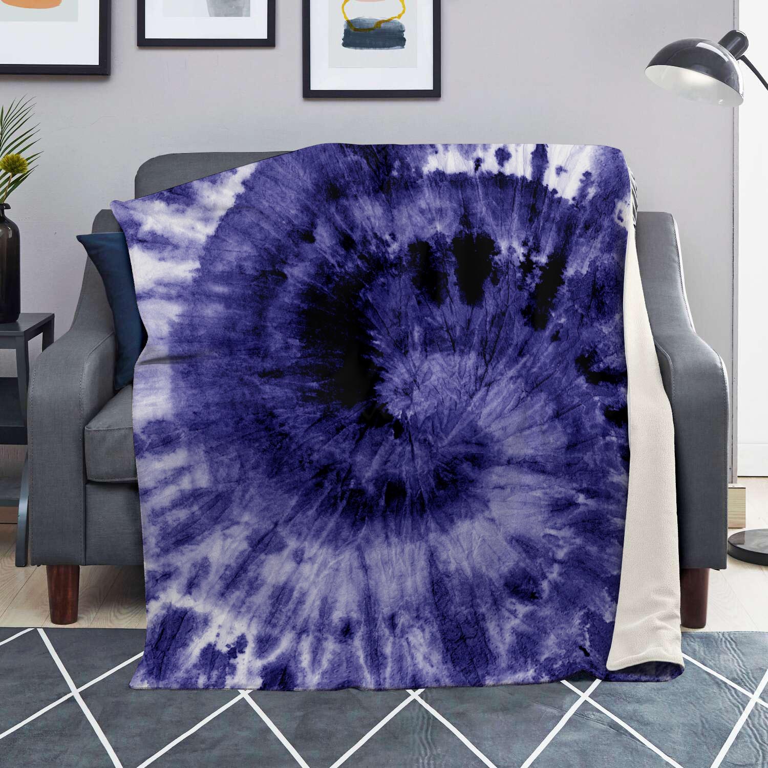 Tie Dye Blue Blanket-grizzshop