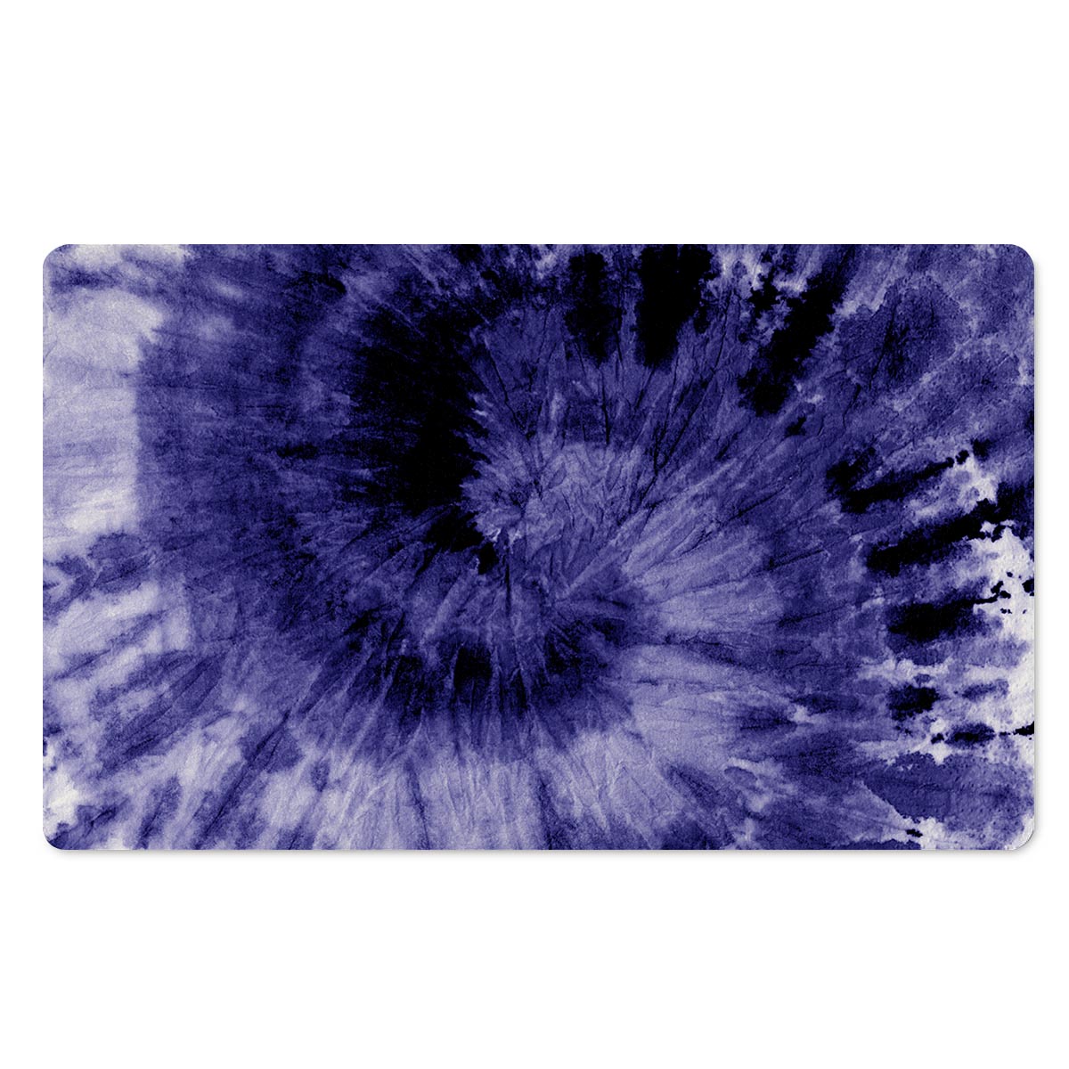 Tie Dye Blue Door Mat-grizzshop