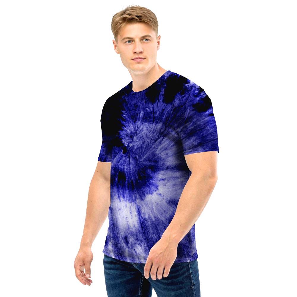 Tie Dye Blue Men T Shirt-grizzshop