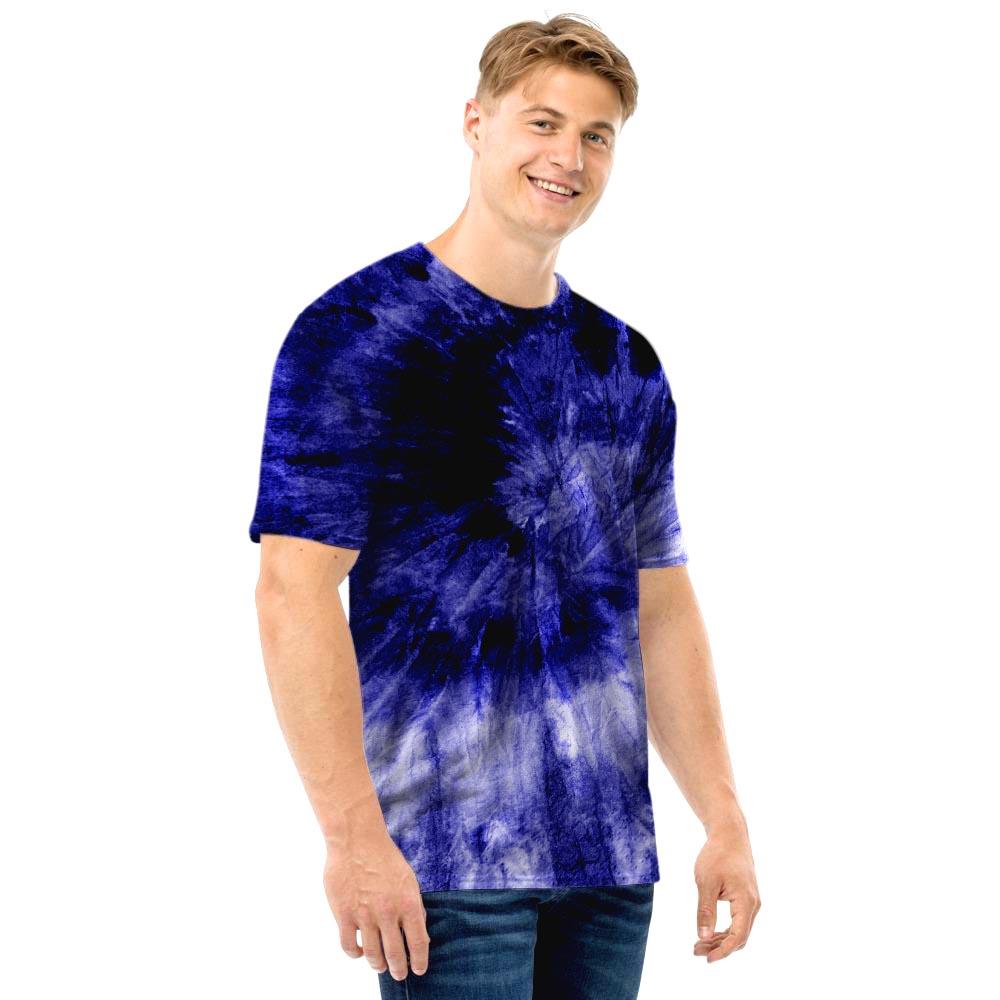 Tie Dye Blue Men T Shirt-grizzshop