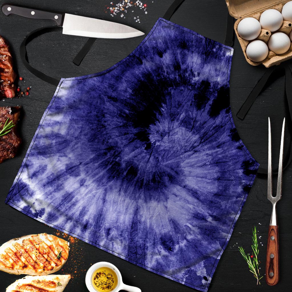 Tie Dye Blue Men's Apron-grizzshop