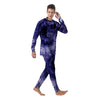 Tie Dye Blue Men's Pajamas-grizzshop