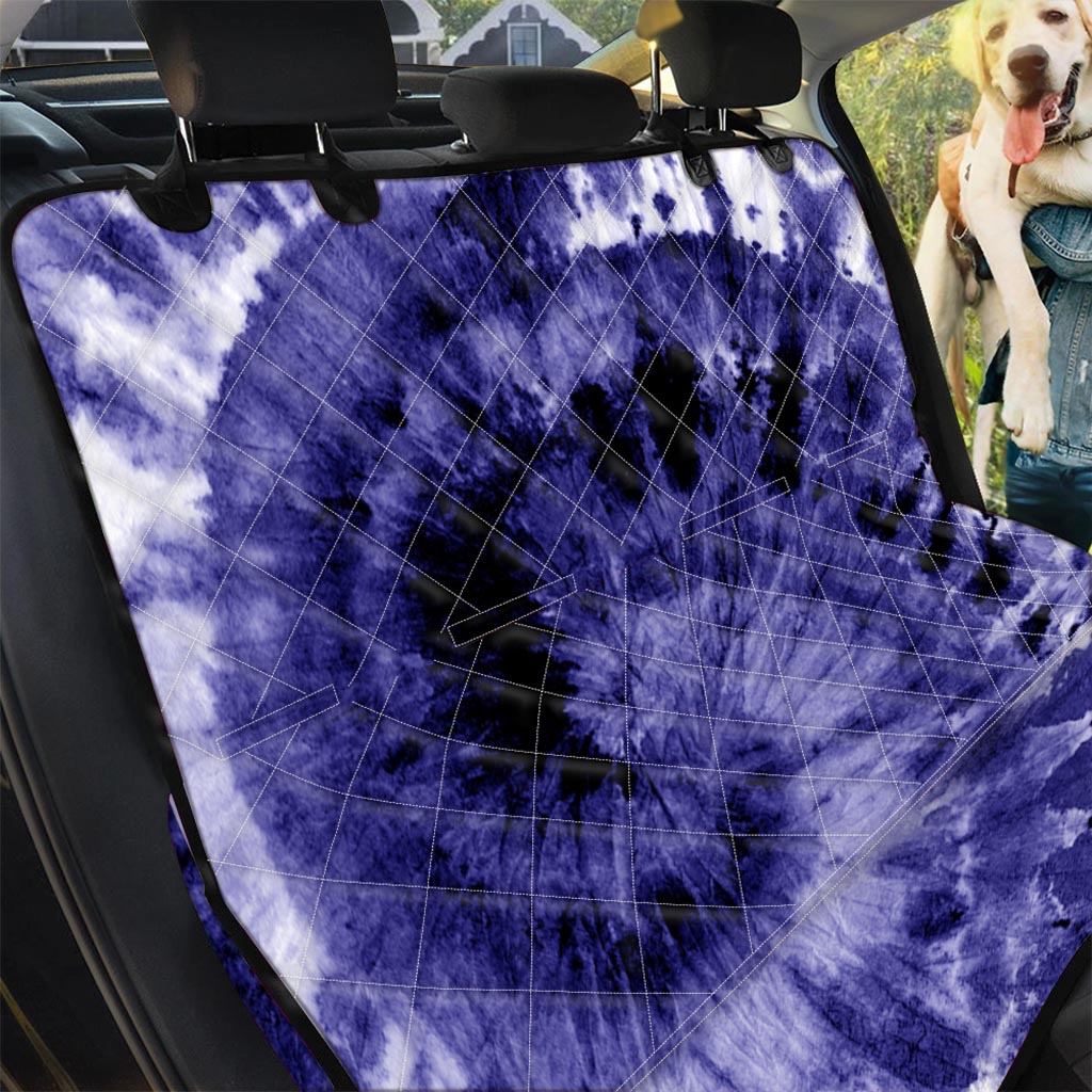 Tie Dye Blue Pet Car Seat Cover-grizzshop