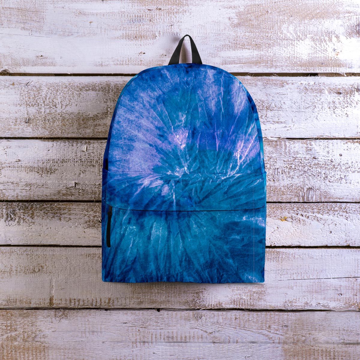 Tie Dye Blue Print Backpack-grizzshop