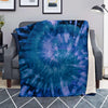 Tie Dye Blue Print Blanket-grizzshop