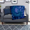 Tie Dye Blue Print Blanket-grizzshop