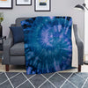 Tie Dye Blue Print Blanket-grizzshop