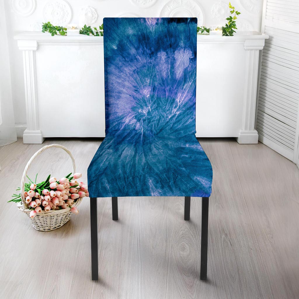 Tie Dye Blue Print Chair Cover-grizzshop