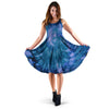 Tie Dye Blue Print Dress-grizzshop