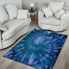 Tie Dye Blue Print Floor Mat-grizzshop