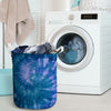 Tie Dye Blue Print Laundry Basket-grizzshop