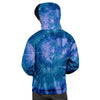 Tie Dye Blue Print Men's Hoodie-grizzshop