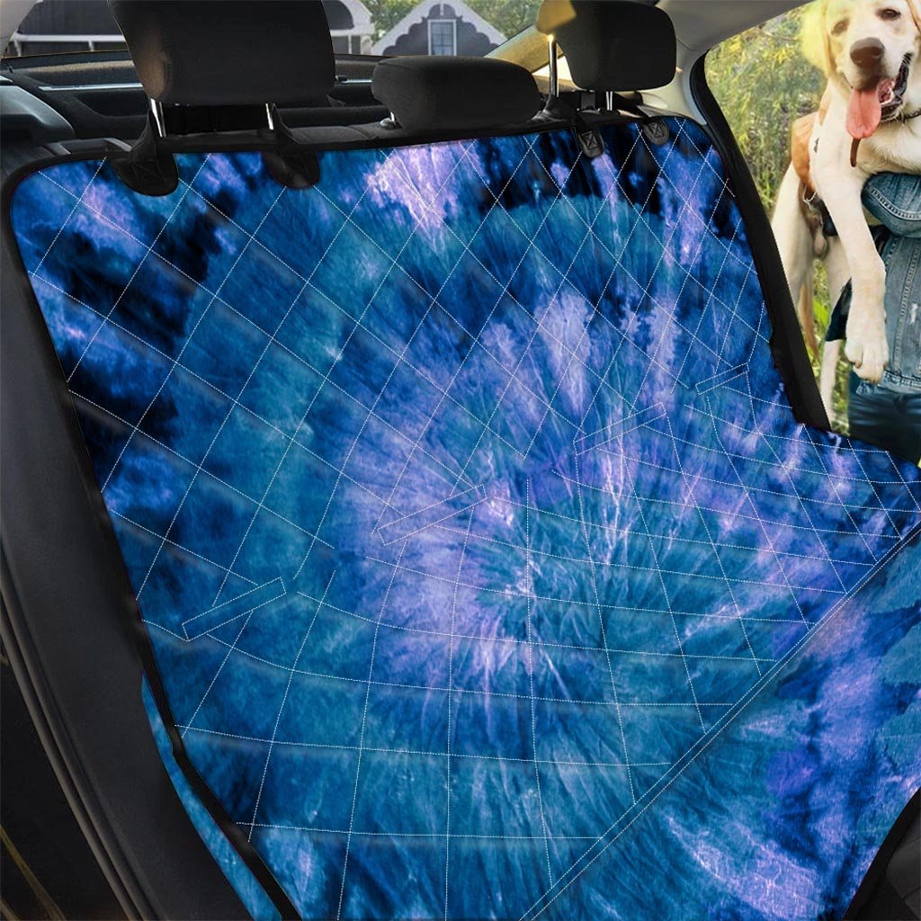 Tie Dye Blue Print Pet Car Seat Cover-grizzshop