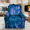 Tie Dye Blue Print Recliner Cover-grizzshop