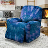 Tie Dye Blue Print Recliner Cover-grizzshop