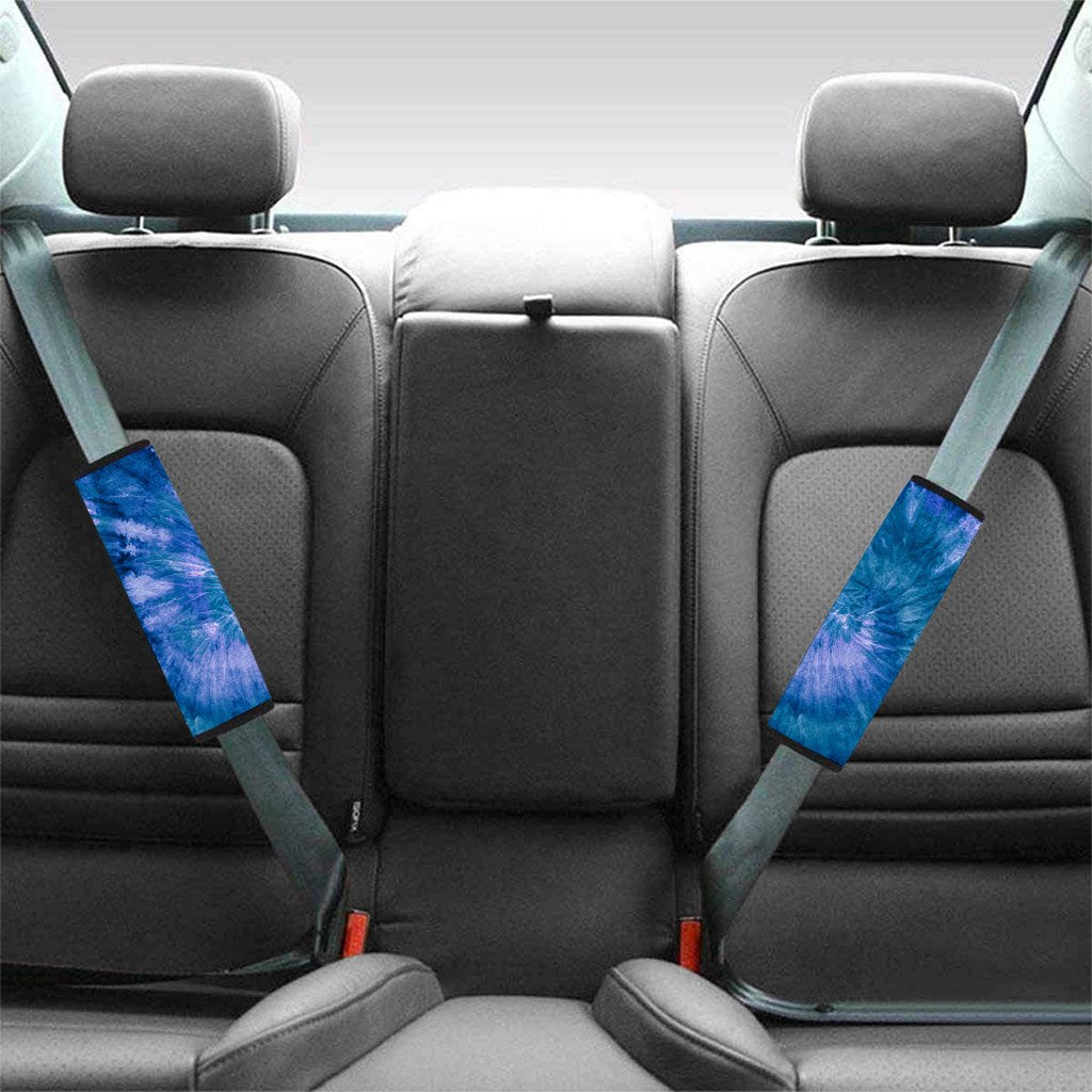 Tie Dye Blue Print Seat Belt Cover-grizzshop