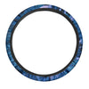 Tie Dye Blue Print Steering Wheel Cover-grizzshop