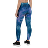 Tie Dye Blue Print Women's Leggings-grizzshop