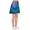 Tie Dye Blue Print Women's Skirt-grizzshop