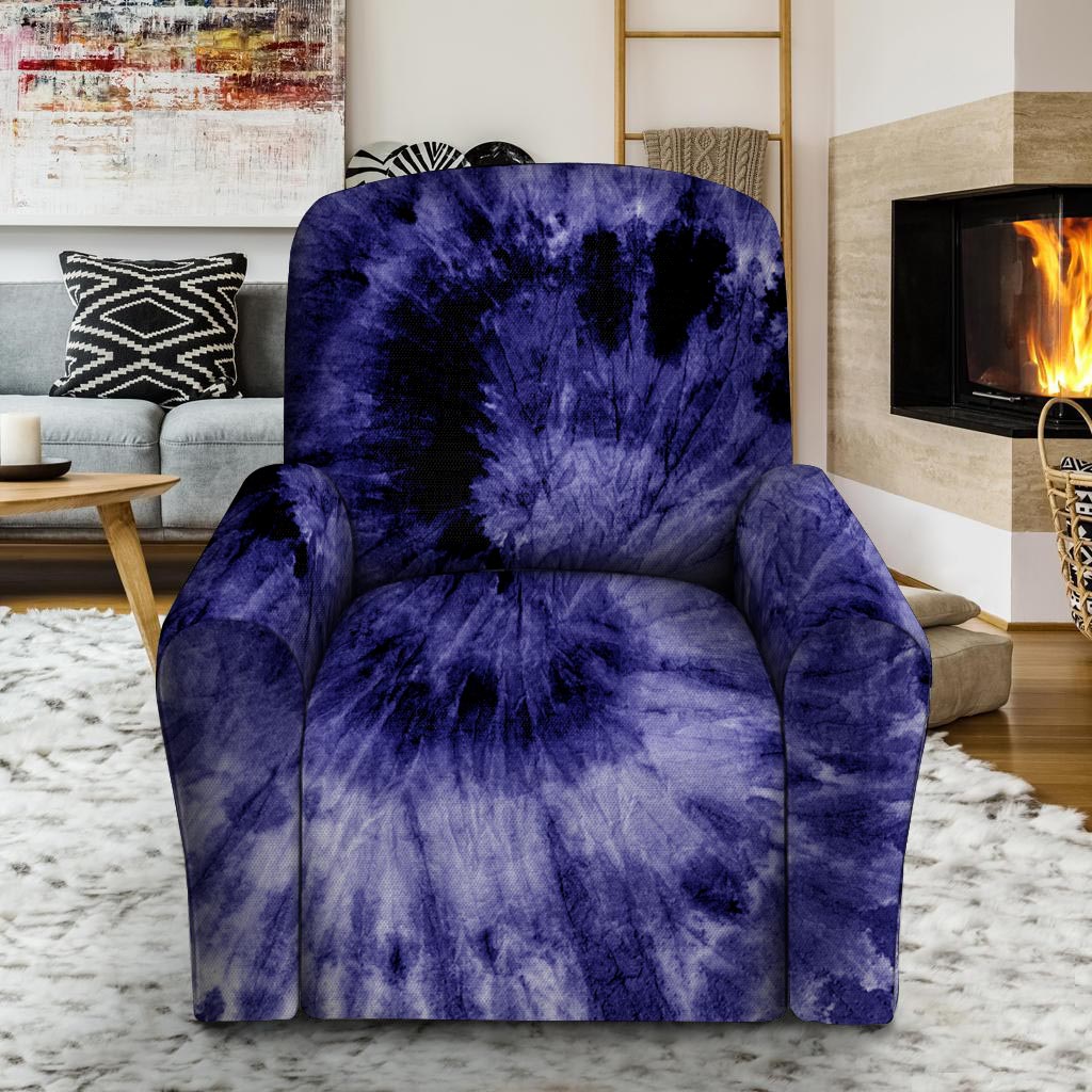 Tie Dye Blue Recliner Cover-grizzshop