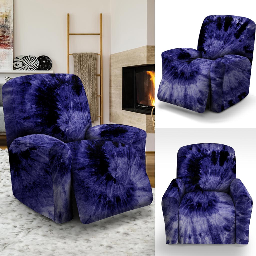 Tie Dye Blue Recliner Cover-grizzshop