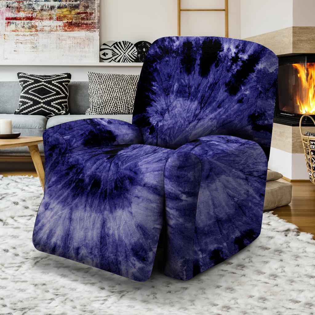 Tie Dye Blue Recliner Cover-grizzshop