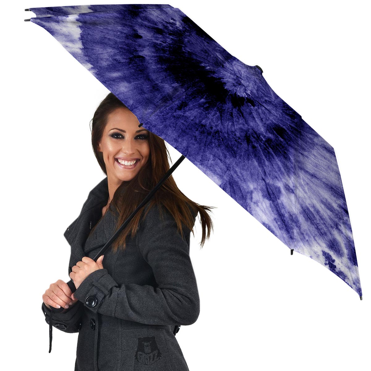 Tie Dye Blue Umbrella-grizzshop