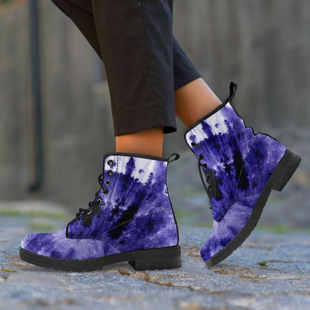 Tie Dye Blue Women's Boots-grizzshop