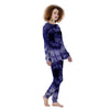 Tie Dye Blue Women's Pajamas-grizzshop