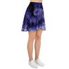 Tie Dye Blue Women's Skirt-grizzshop