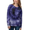 Tie Dye Blue Women's Sweatshirt-grizzshop