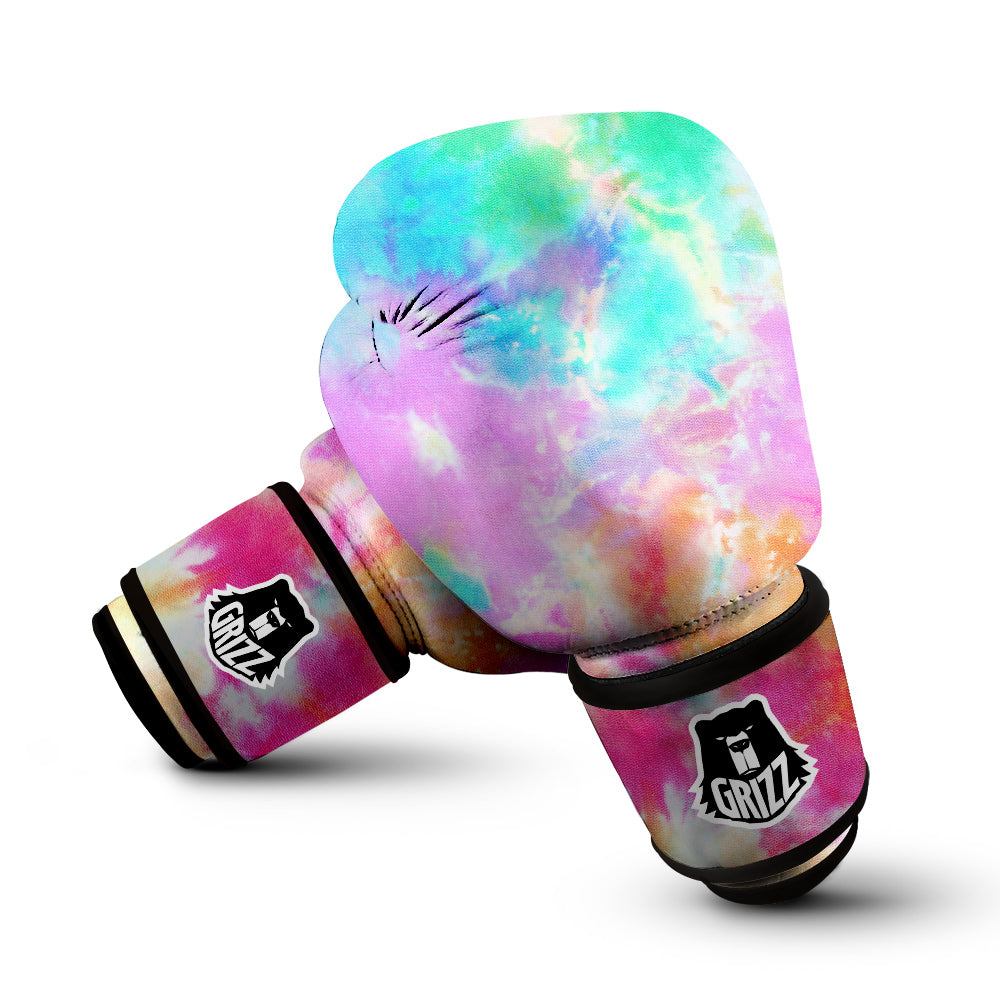 Tie Dye Colorful Print Boxing Gloves-grizzshop