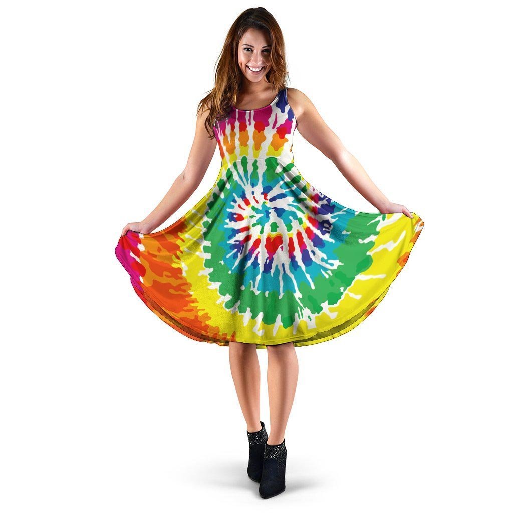 Tie Dye Dress-grizzshop