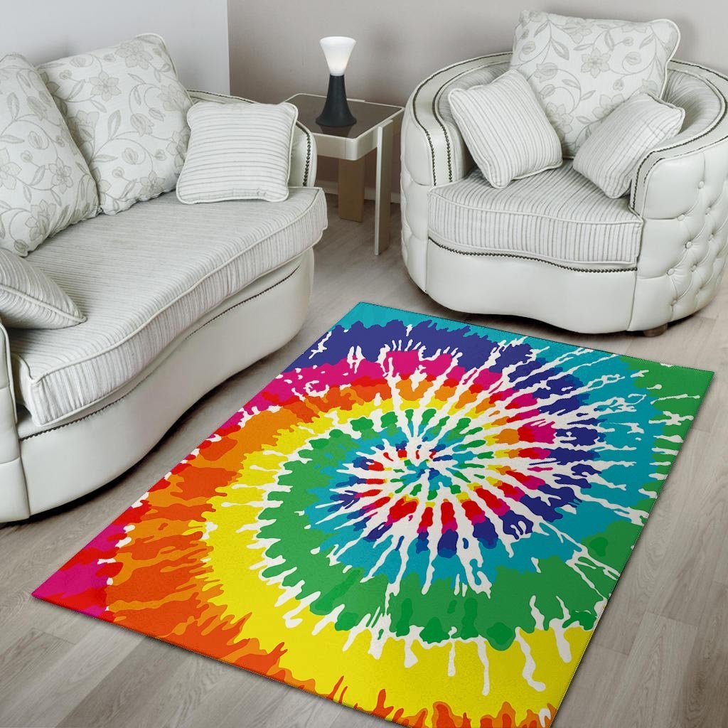 Tie Dye Floor Mat-grizzshop