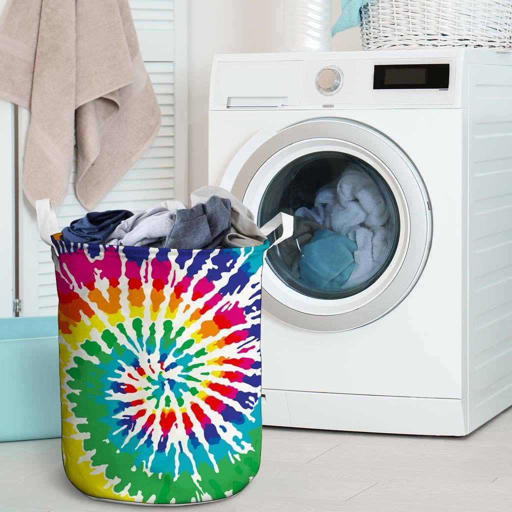 Tie Dye Laundry Basket-grizzshop