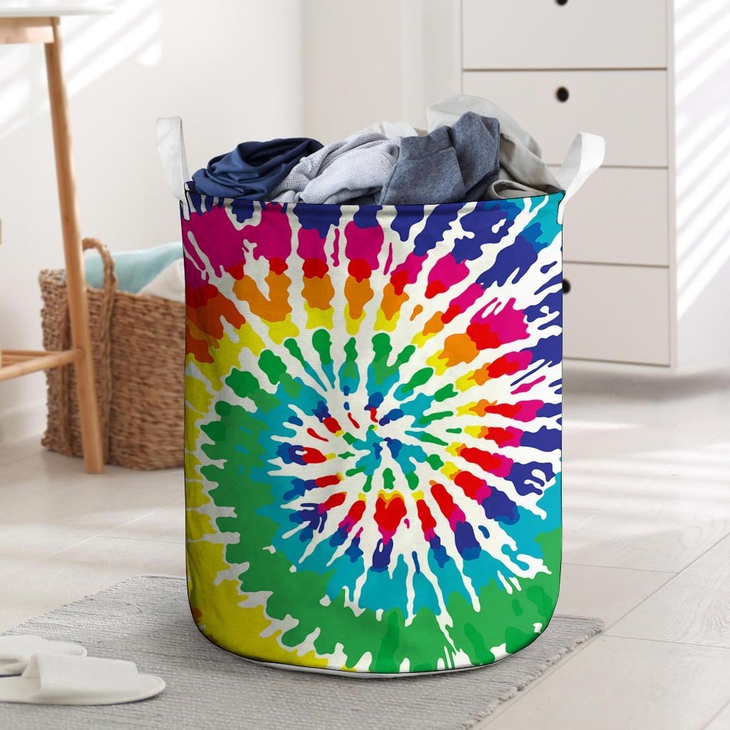 Tie Dye Laundry Basket-grizzshop