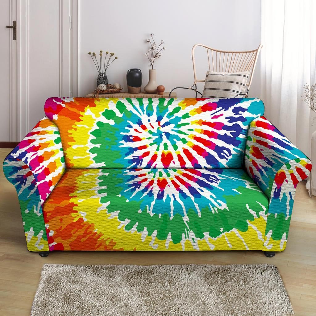 Tie Dye Loveseat Cover-grizzshop