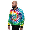 Tie Dye Men's Bomber Jacket-grizzshop