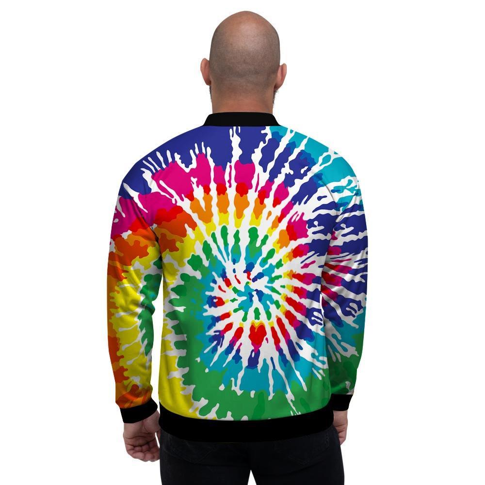 Tie Dye Men's Bomber Jacket-grizzshop