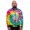 Tie Dye Men's Bomber Jacket-grizzshop