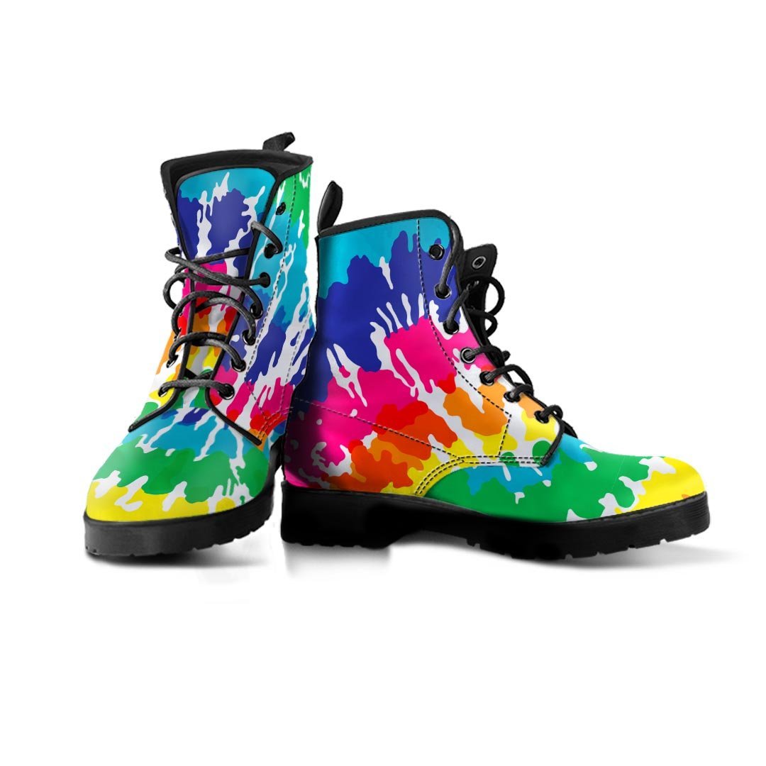 Tie Dye Men's Boots-grizzshop