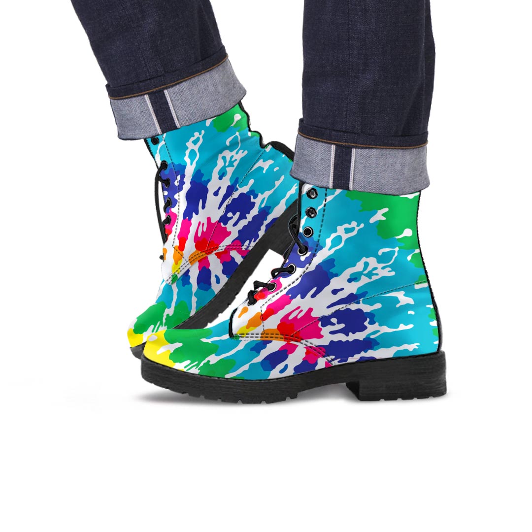 Tie Dye Men's Boots-grizzshop