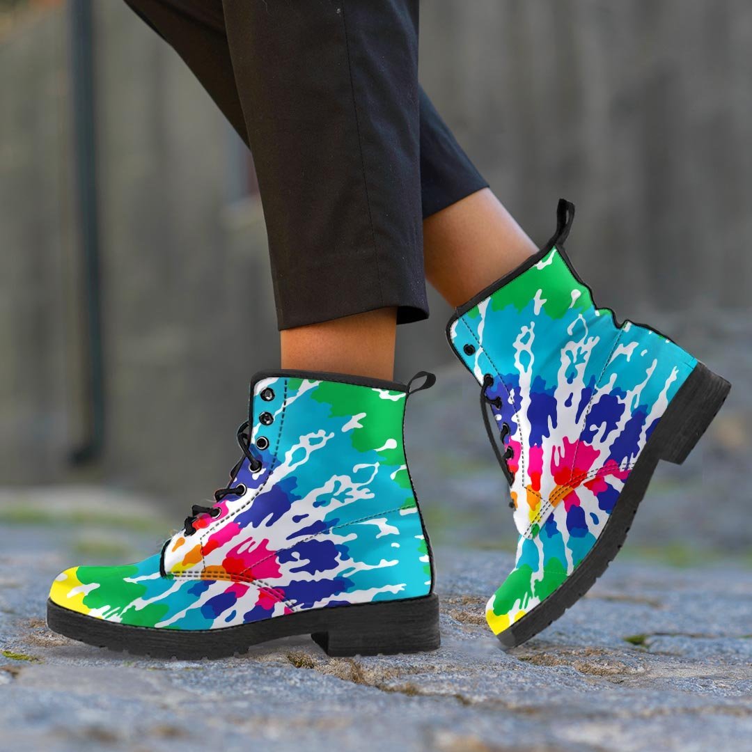 Tie Dye Men's Boots-grizzshop