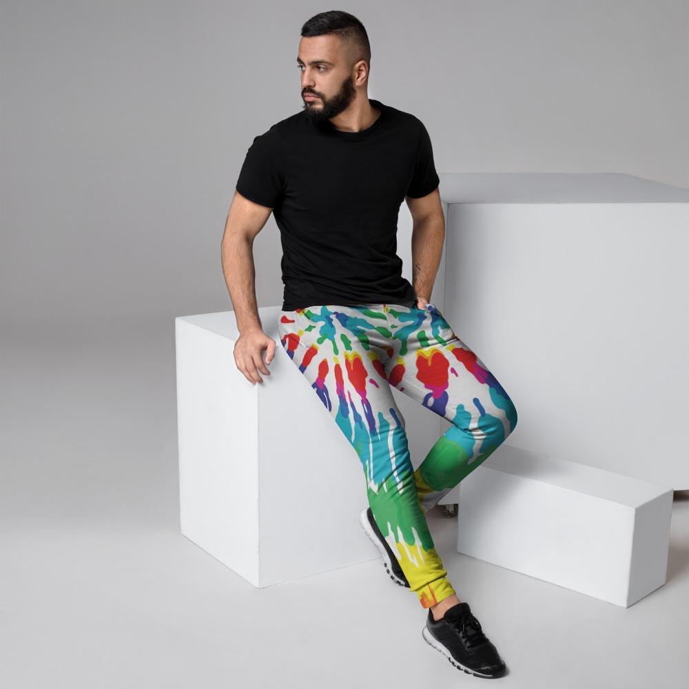 Tie Dye Men's Joggers-grizzshop