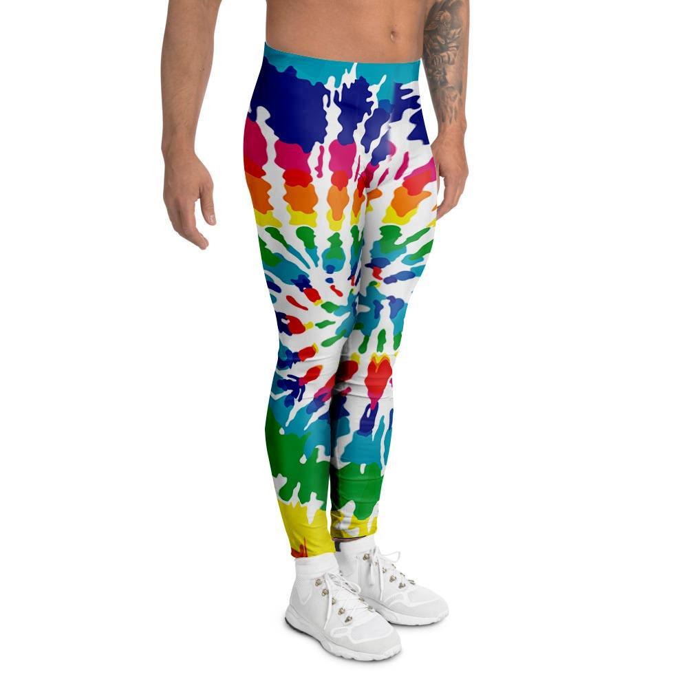 Tie Dye Men's Leggings-grizzshop