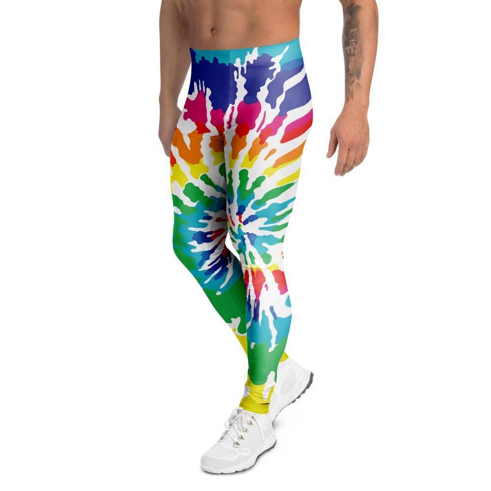 Tie Dye Men's Leggings-grizzshop