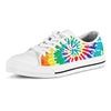 Tie Dye Men's Low Top Shoes-grizzshop