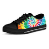 Tie Dye Men's Low Top Shoes-grizzshop