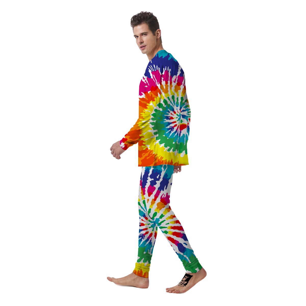 Tie Dye Men's Pajamas-grizzshop