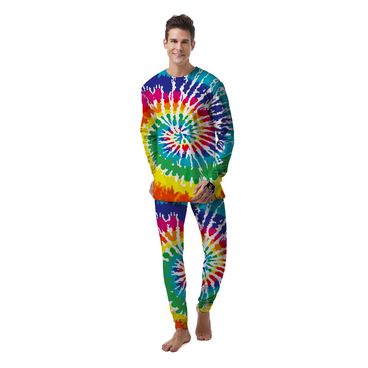 Tie Dye Men's Pajamas-grizzshop